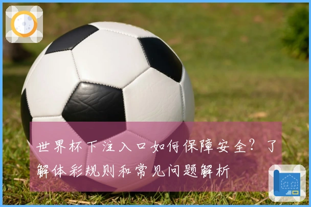 世界杯下注入口如何保障安全？了解体彩规则和常见问题解析
